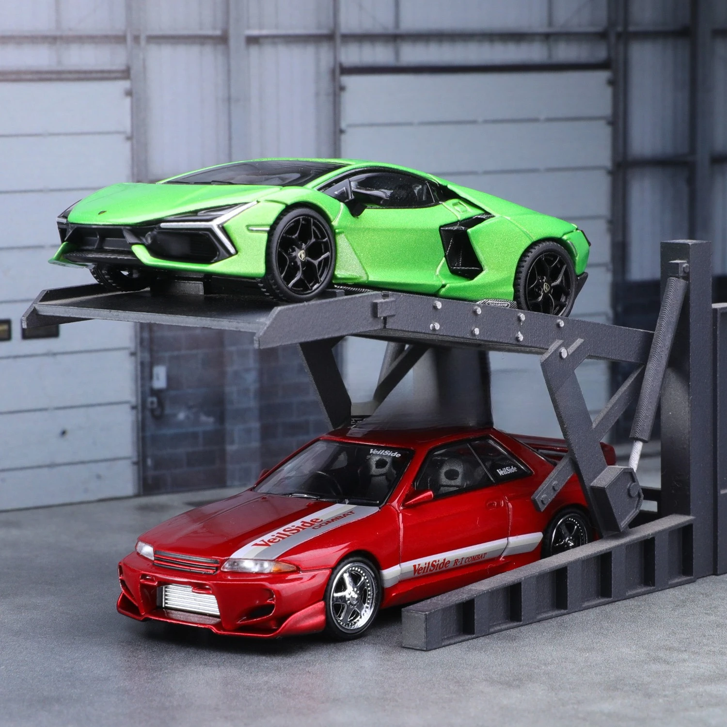 

MINIGT Coming Soon 1:64 Nissan Skyline GTR R32 VeilSide Combat C-I Gem Red 987, литая под давлением модель автомобиля, коллекция игрушек