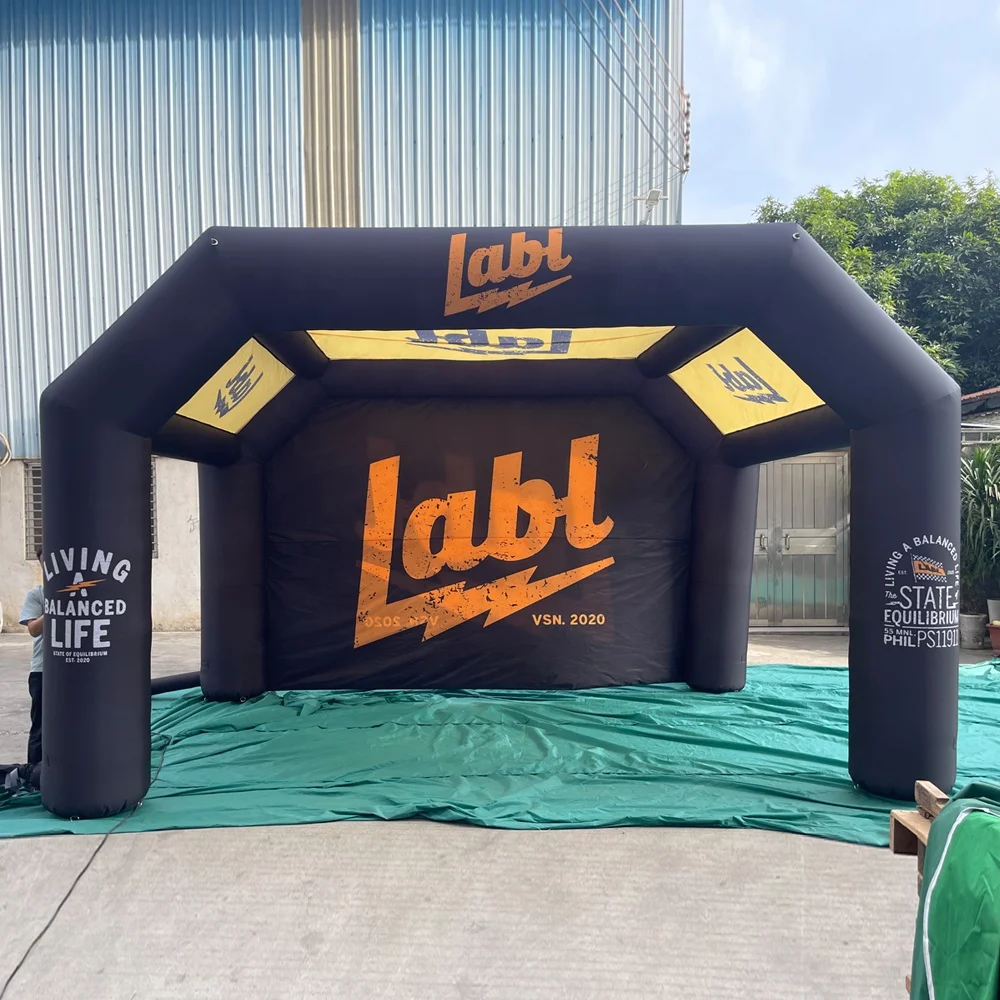 Custom Branded Arch Inflatable Decorative Inflatable Arch Tent Inflatable Running Entry Entrance Gate Arch for Event Party