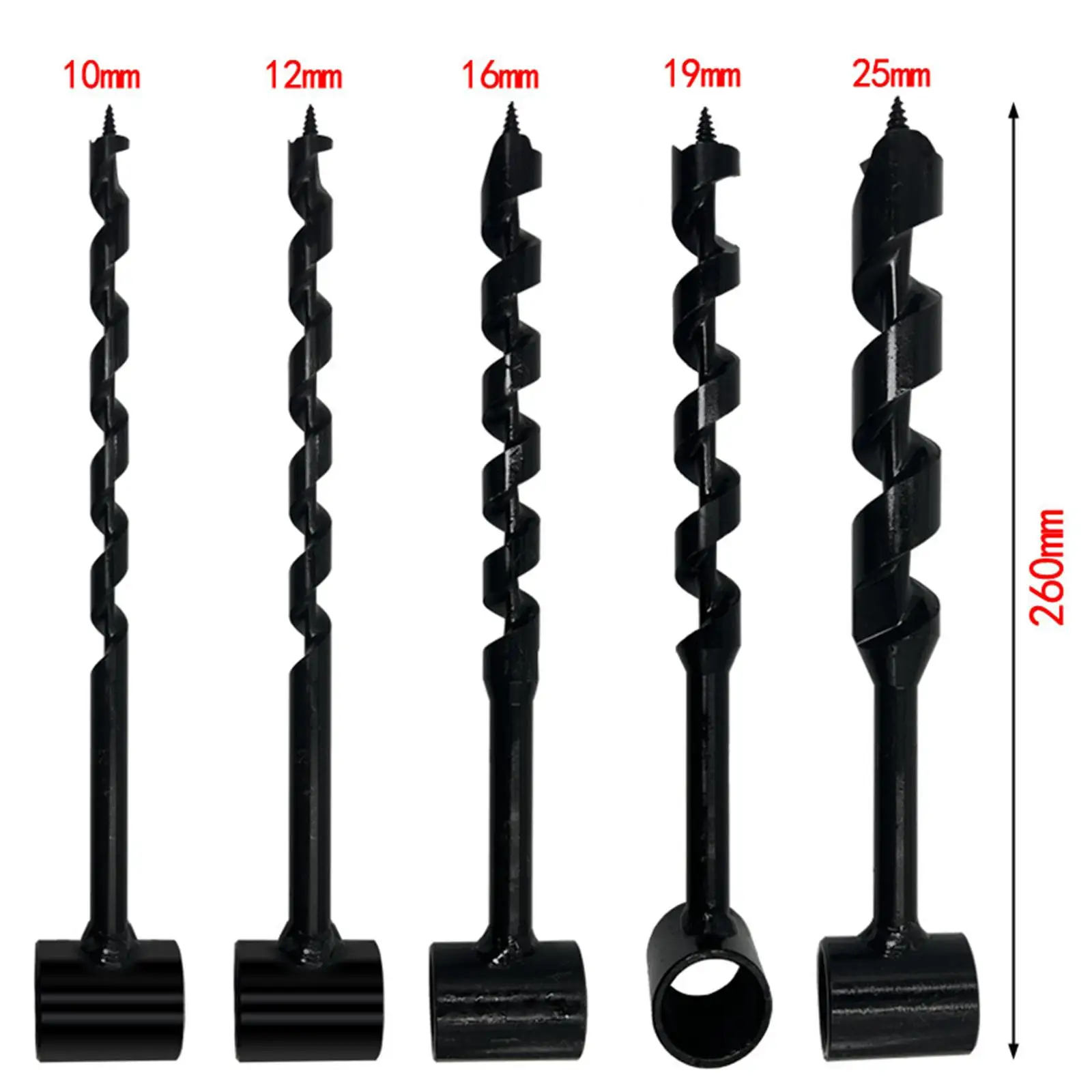 

Heavy Duty Carbon Steel Hand Auger Wrench Wood Drill Manual Tool for Camping and Woodworking Projects