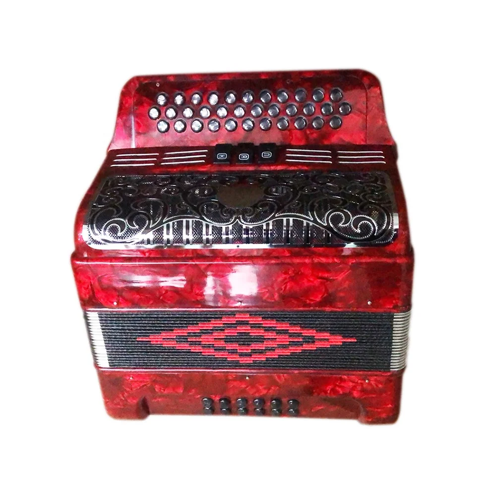 Top Sale Guaranteed Quality 34 Button 12 Bass 3 Registers Accordion Instrument Acrodeon JB3412C