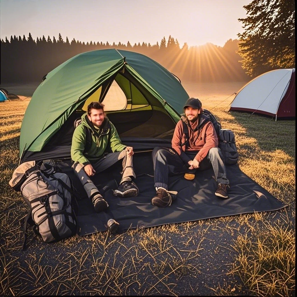 

Ultralight 2-Person Double Layer Camping Tent with PU4000 Waterproof Floor & Extra Footprint, Lightweight & Portable