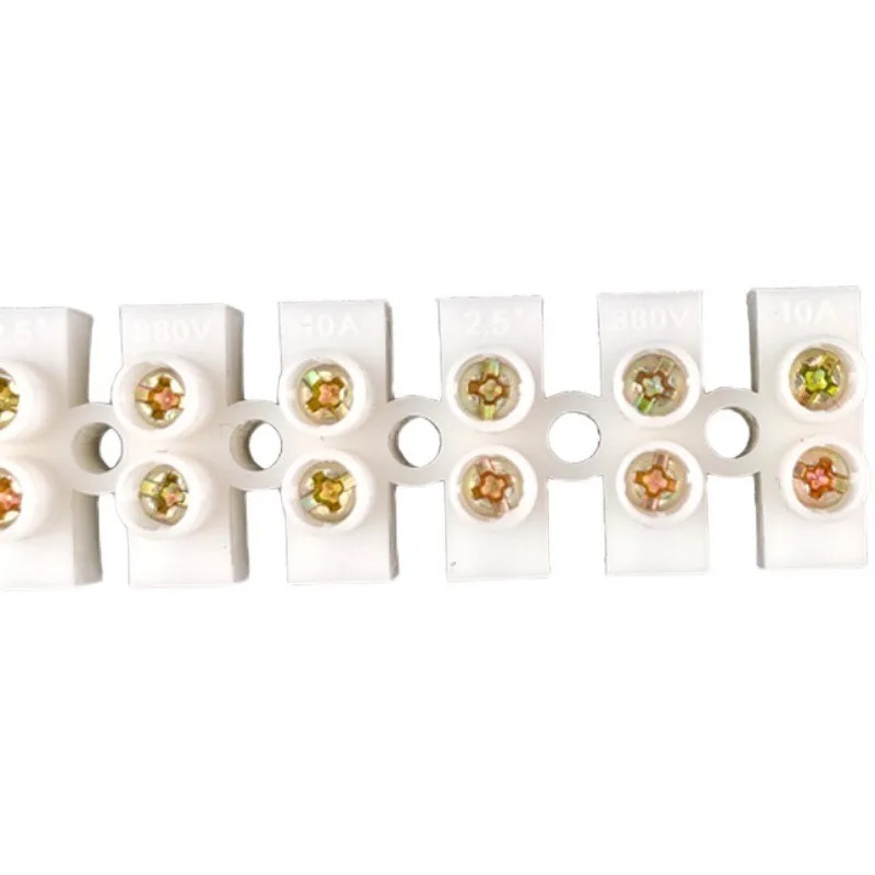 12 Pin 10A Copper Plated Nylon Terminal Block X3-1012 Flame Retardant Wire Connector