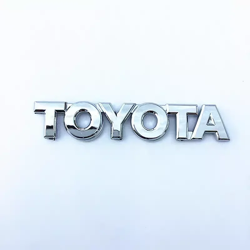 Pegatinas de emblema 3D para Toyota, logotipo delantero y trasero de coche, modificación GT86, RAV4, Corolla, Camry, Prado, Crown, REIZ, CHR