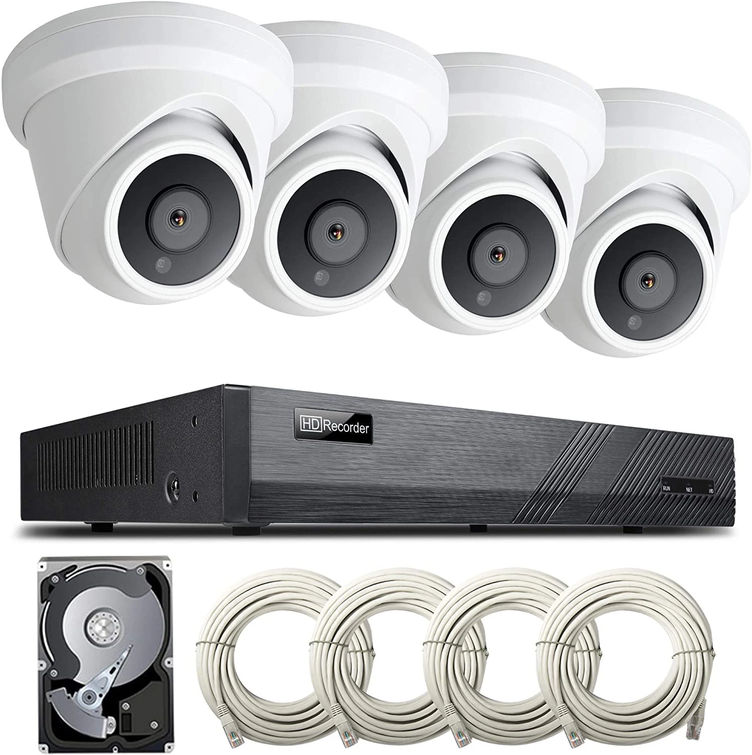 

Plug and Play Easy to Install 4ch ultra HD Dome Poe Nvr 8mp Kit ,4k Nvr Kit 8 Mp Poe with Built in MIC and 3TB HDD