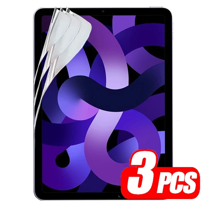 

Мягкая гидрогелевая пленка для iPad 10th 10.9 2022 Pro 11 12.9 PET Защитная пленка для экрана для iPad mini 6 Air 5 4 3 ipad 10.2 7th 8th 9th