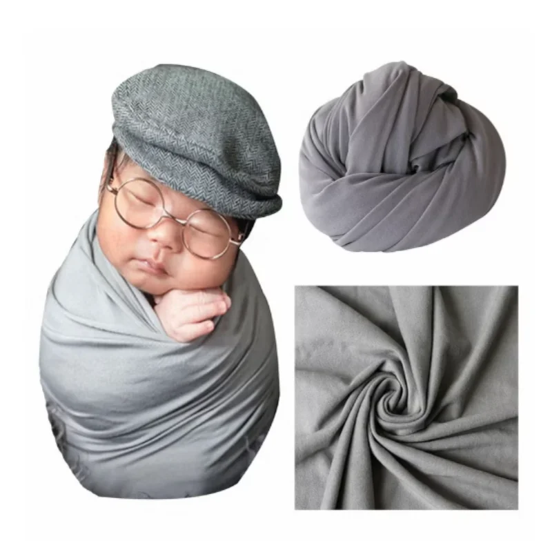 Angora Newborn Photography Wrap-Stretchy Layered Swaddle for Baby Photo Props.baby newborn items recién nacido niñoحديثي الولادة