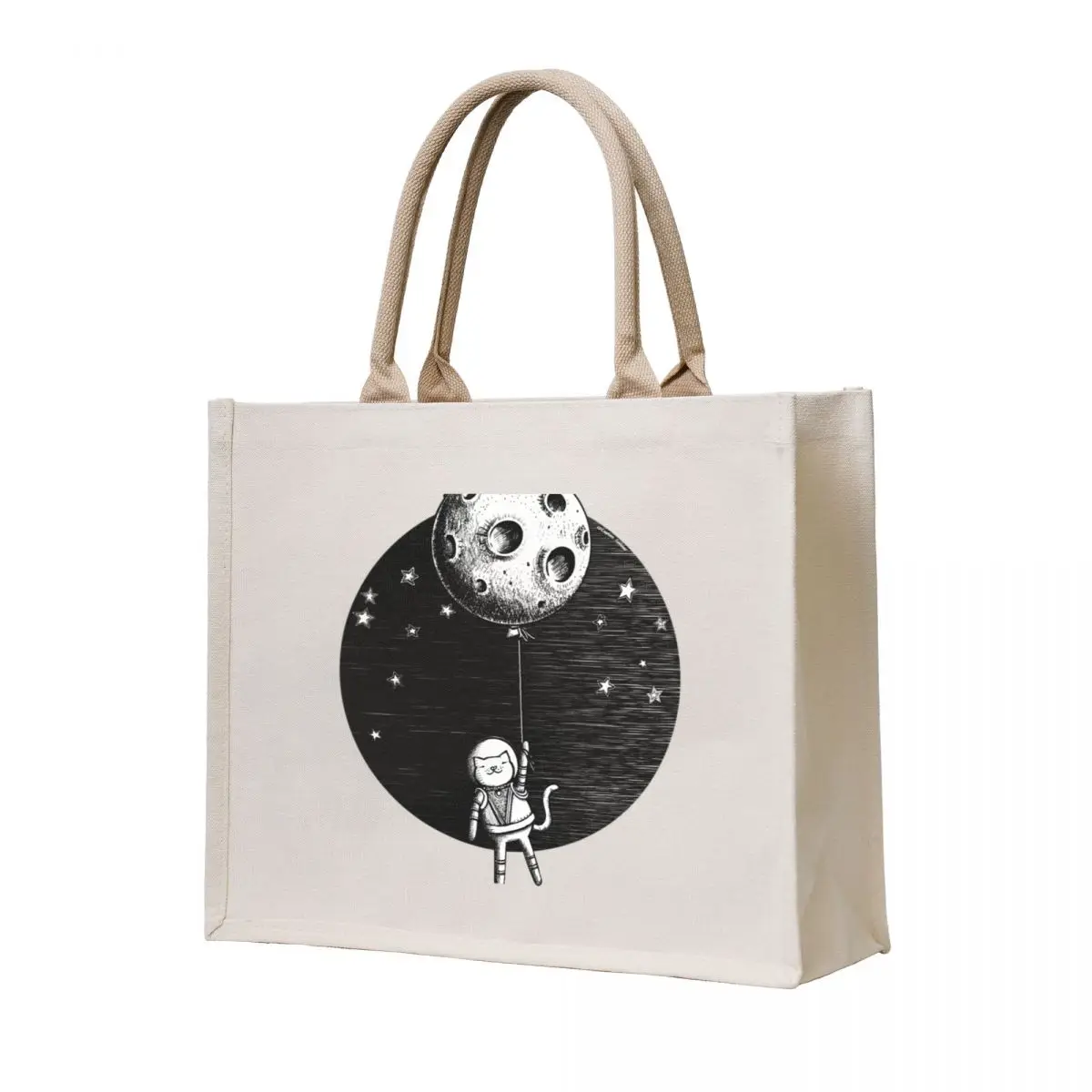 

Moon Ballon Tote Bag bag luxury women Eco bag Lady tote men's