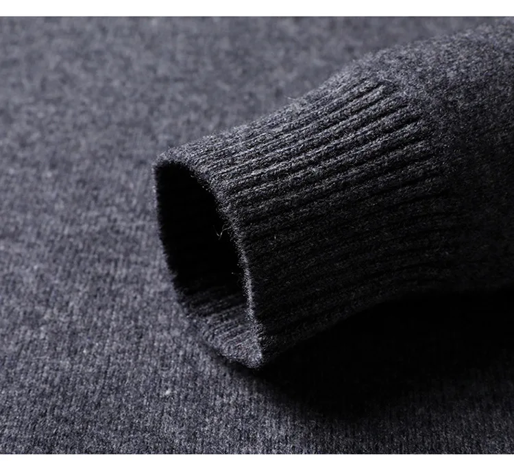 Cashmere Cotton Blend Classic V-Neck Pullover Men Sweater 2024 Autumn Winter Work Casual All-match Jumper Male Knitted Sweaters