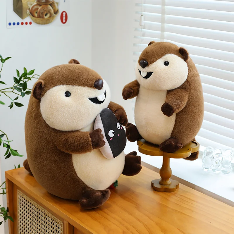 30/40cm Animal relleno regordete marmota juguete de peluche lindo abrazable Marmota Bobac peluches almohada cojín regalo Adorable para niña niño