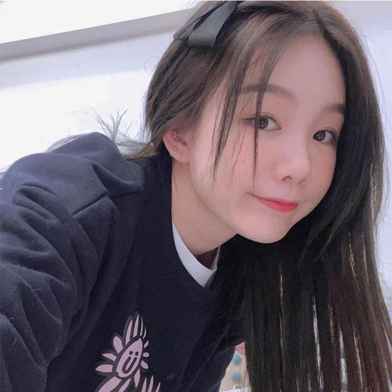 Cheng lin Xu Mengjie Moletom com capuz de algodão puro GFRIEND Suporte inverno primavera estampado solto ajuste coreano Sle redondo Ne Sweatshirt