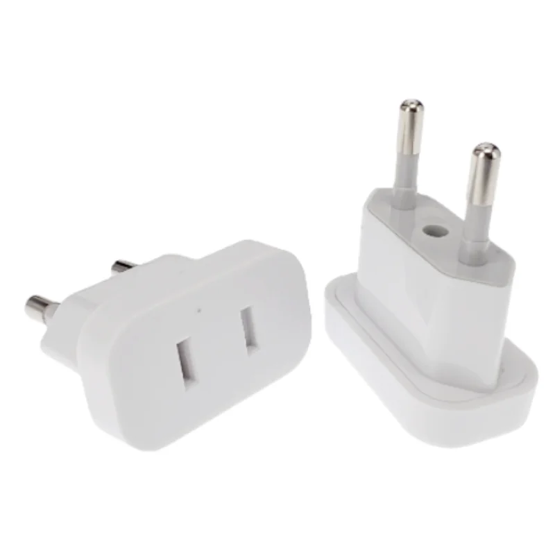 EU Plug Adapter US To EU Euro Korea France Travel Adapter CN China To European Ruassia 2Pin AC Converter Electrical Socket