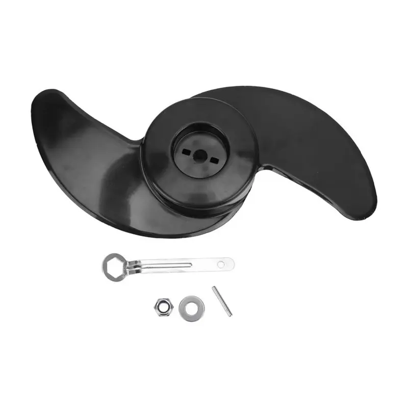 A33K-For 50Lb 60Lb 68Lb 88Lb Outboard 12V 24V Electric Trolling Motor Parts- 2 Blades Boat Propeller Kit
