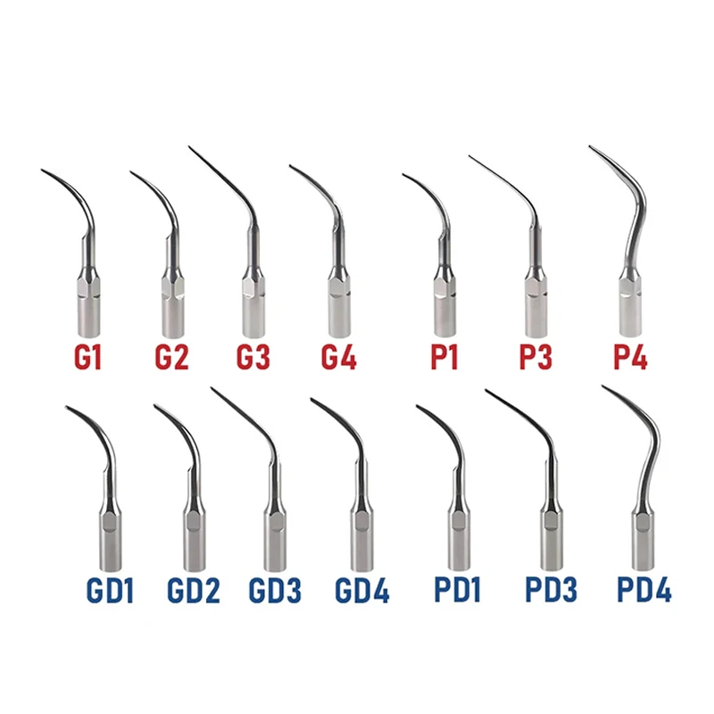 1Pcs Dental Scaler Tips Ultrasonic G1,G2,G3,G4,P1,P3 Scaler Handpiece Dental Ultrasonic Scaler Scaling Tip