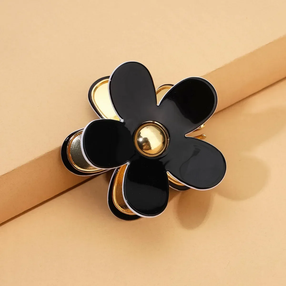 НОВЫЙ сплав, пятилистный цветок, коготь для волос, классический стиль, защищенные от будущей заколки для волос, аксессуары для волос в форме акулы для женщин и девочек