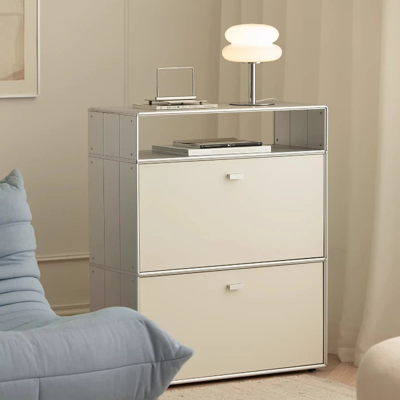 

Модульный комбинированный шкаф, простой комод для гостиной, настраиваемый ящик для хранения из алюминиевого сплава.