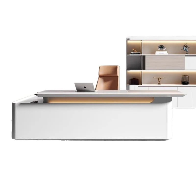 CX Simple Modern Manager President's Desk Large Class Desk Office Desk and Chair Combination Furniture
