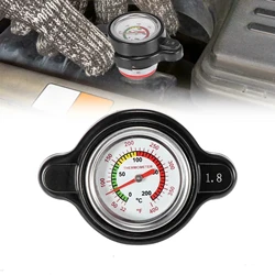 1.8 바 고압 라디에이터 캡 25.6Psi, 혼다 야마하 가와사키 스즈키 폴라리스 레인저 오토바이 ATV 용 온도 게이지 포함
