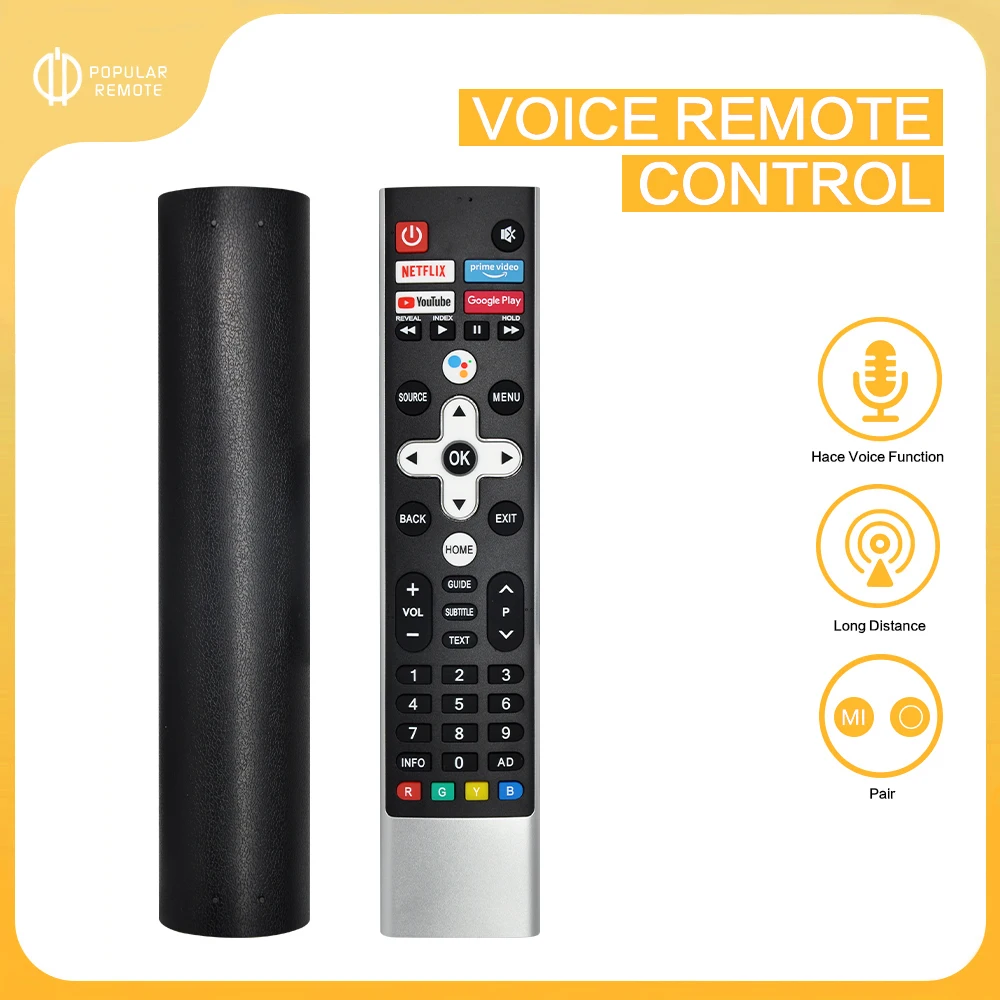 SW-V12 Replacement for Skyworth HOF21F428GPD10 536C-267A00-W010 536J-267A00-W000 Smart TV Voice Remote Control