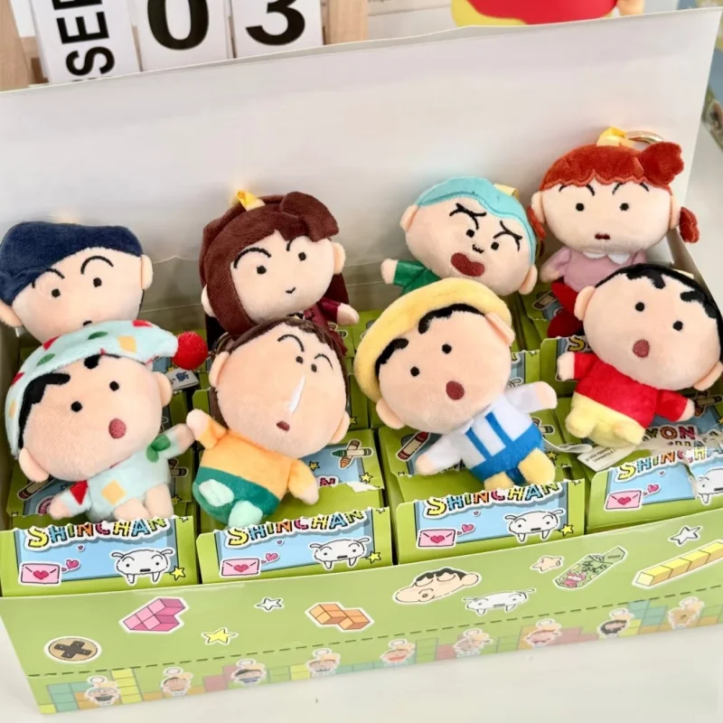 

Натуральный карандаш Шин Чан Bean Eye Series, обработка слепых коробок, милая кукла, подвеска, сумка, украшение, брелок-сюрприз, подарок, плюшевые игрушки