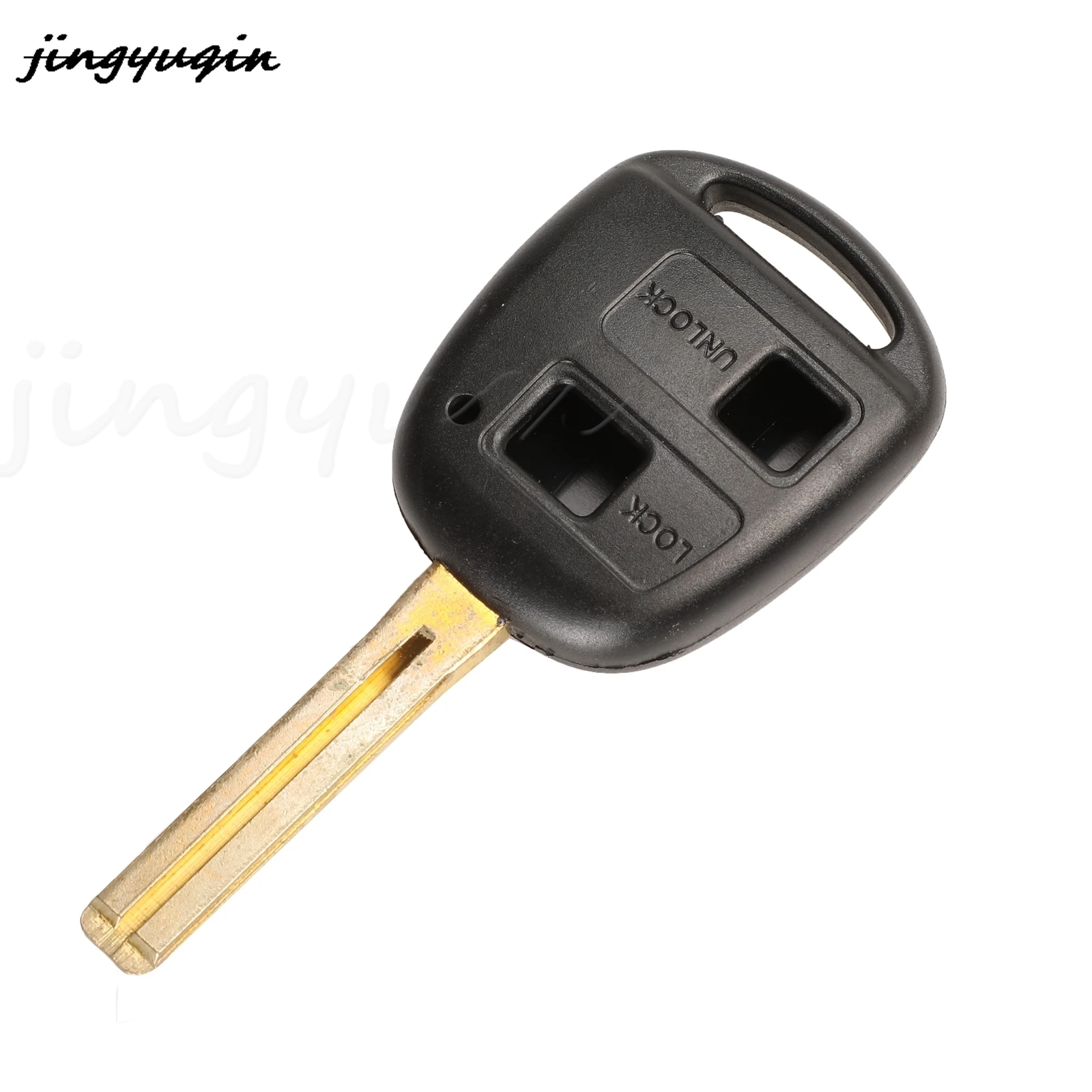 jingyuqin 2/3 Buttons Replacement Remote Car Key Shell Case Fob For Lexus GS LX ES 250 300 With TOY40 Blade