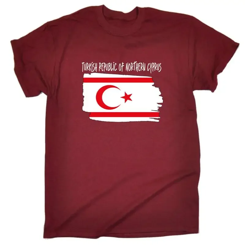 Turkish Republic Of Northern Cyprus Country Flag Sports Mens T Shirt