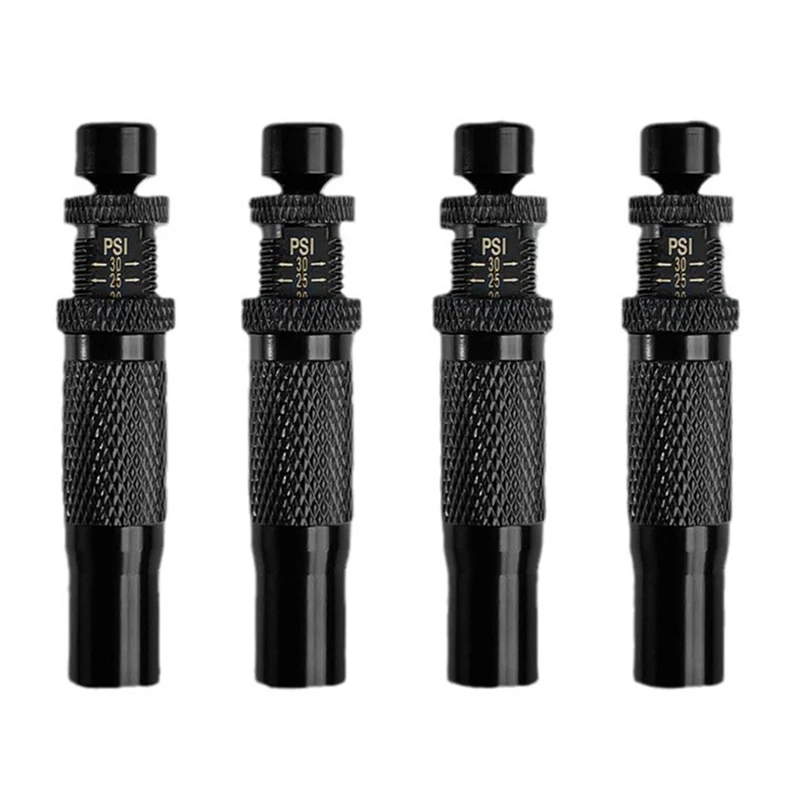 

4 шт., автоматические дефляторы для шин, регулируемое давление, подходит для внедорожников, мотоциклов