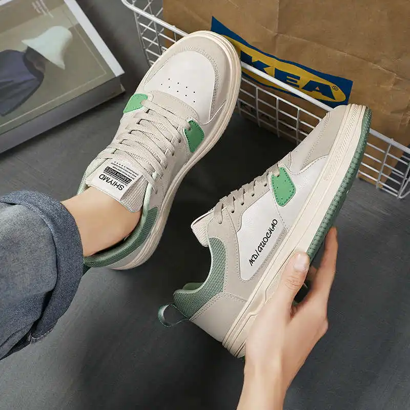 40 Laced Green Boots For Woman Fuchsia Boots Shoes Women High Top Sneakers Sport Runings Upper Sneachers Donna Casual