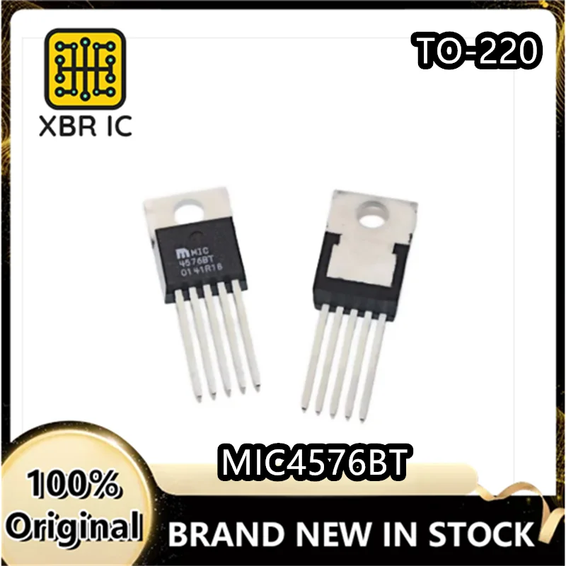 (15/40 Pieces) MIC4576BT MIC4576 4576BT TO-220 Direct Plug Three-Terminal Voltage Regulator IC Chip New Original Fast Delivery