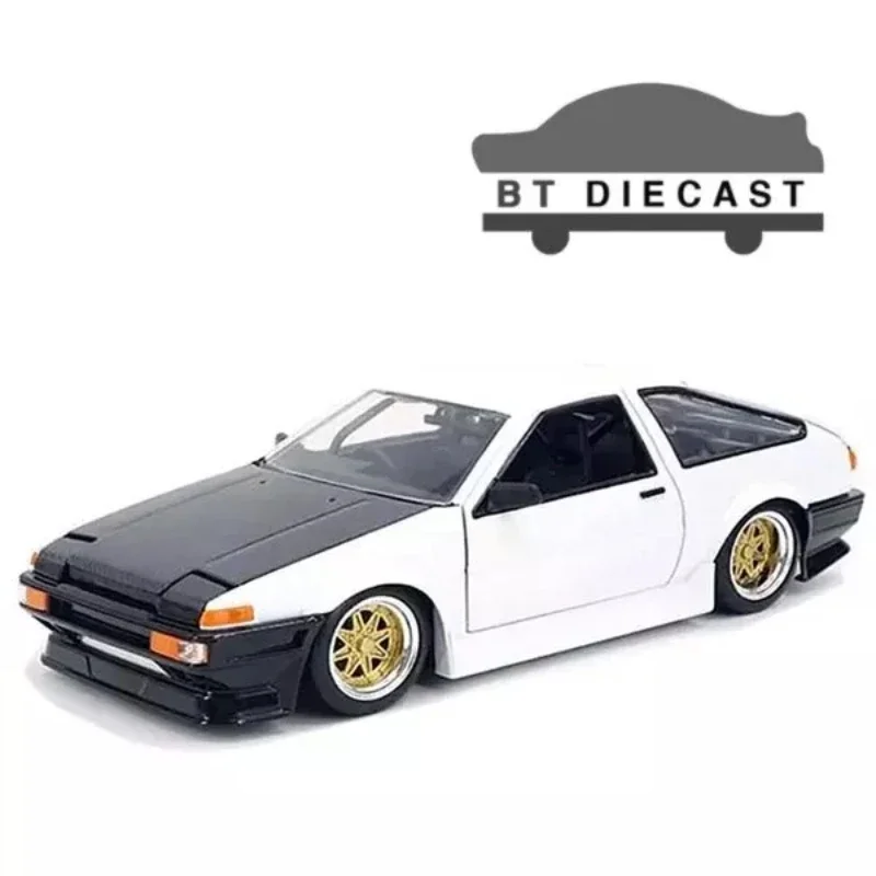 Jada 1/24 1986 Toyota trueno (AEE86) Auto in lega Fonde sotto pressione e veicoli giocattolo Modello di auto Modello in scala in miniatura per bambini