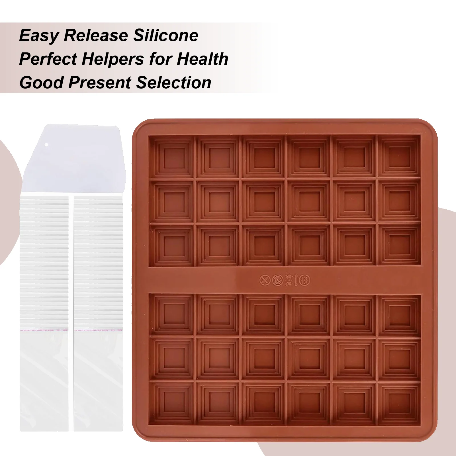 

Формы для шоколада, силиконовые формы для выпечки, формы для печенья для шоколадных конфет, наполненные закусками, шоколадные изделия, рождественские лакомства