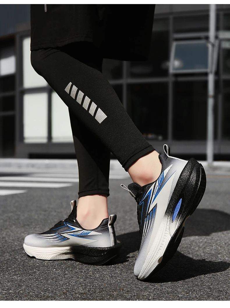 Laufschuhe für Herren, Carbon-Board, Marathon, Sport, Luftpolster, atmungsaktiv, leicht, bequem, für Damen, sportliche Turnschuhe, lässig – Detail 22