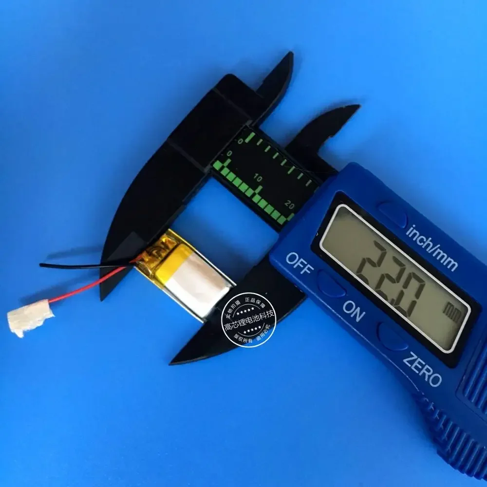 WEP200 배터리, 3.7V 리튬 배터리, 501220 100mAh 3D 안경, 블루투스 헤드셋, 메일 충전식 리튬 이온 셀