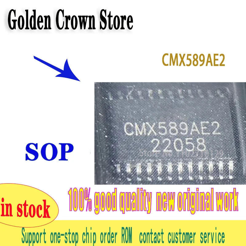 1pcs/lot 100% Original Quality CMX589AE2 CMX589A FULL-DUPLEX GMSK DATA MODEM TSSOP-24