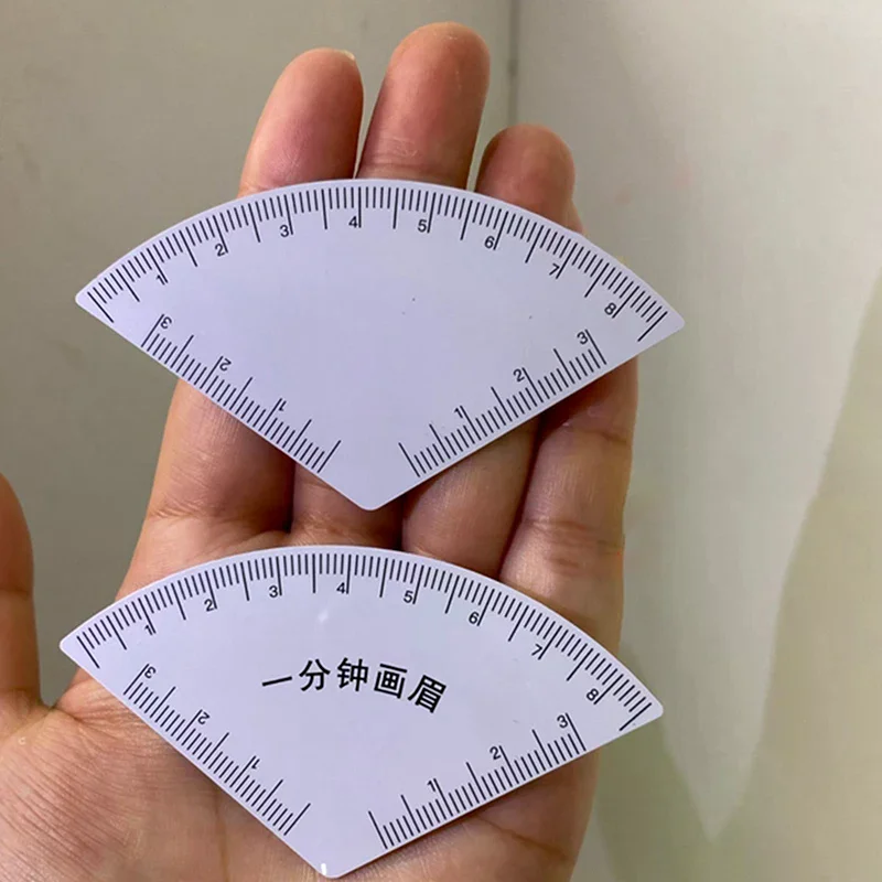 Disegno rapido Sopracciglio Design Righello Microblading Strumento di mappatura Modellatura Trucco permanente Guida al disegno Righello Riutilizzo di forniture per tatuaggi