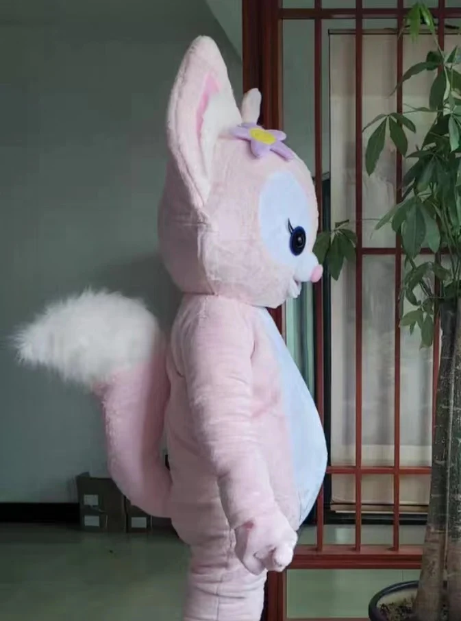 New Pink Lina Bell Mascot Costume for Adult Cartoon Animal Role