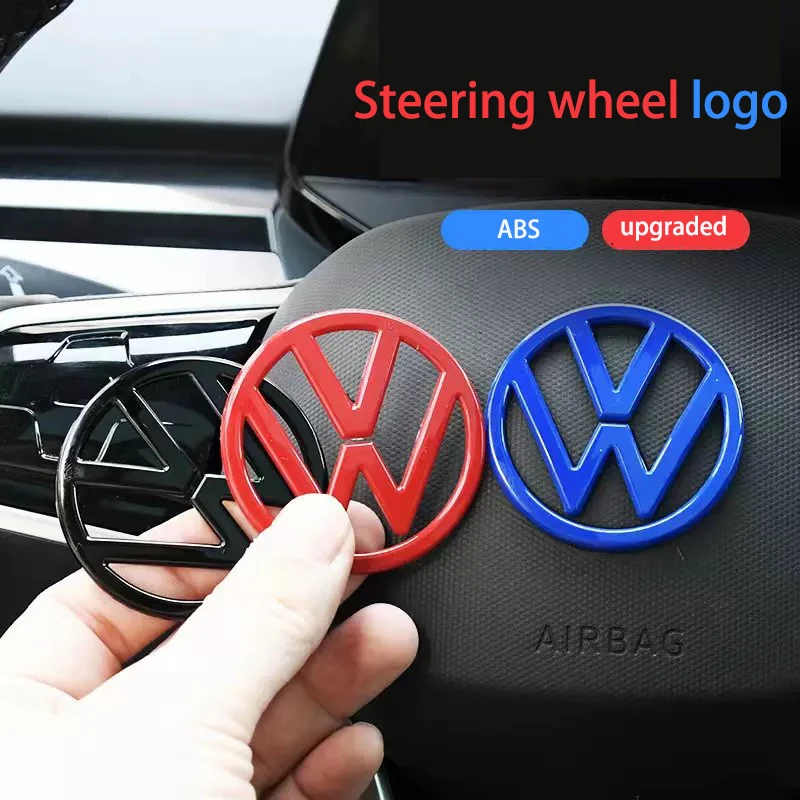 For 23 Volkswagen passat/ Lavida/ Lingdo/ Magotan/ Golf8 steering wheel car logo interior modification black label