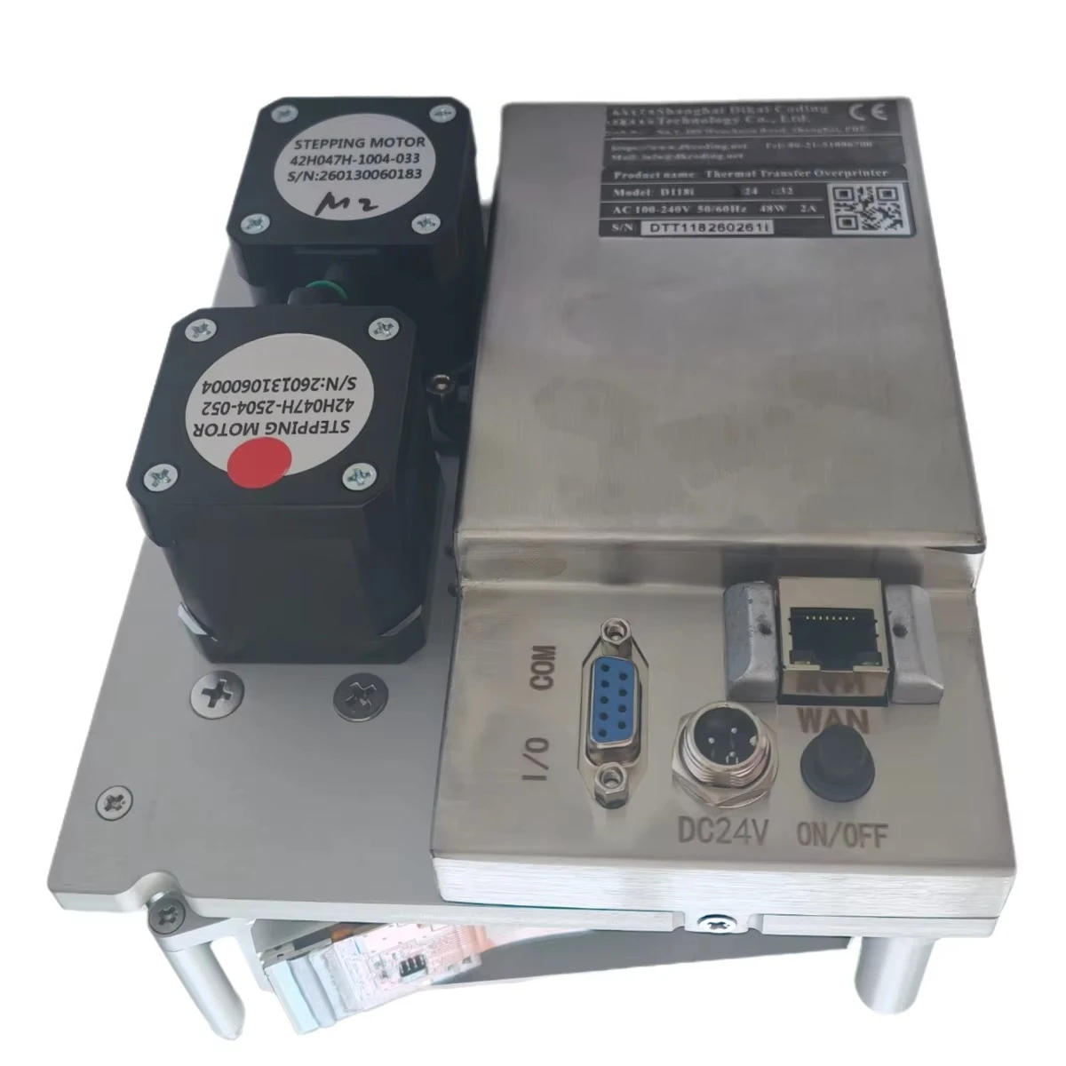 Labeling Machine Coder Dikai D118i Industrial Thermal Transfer Date Coder for Printing Expiry Date on Plastic Bags