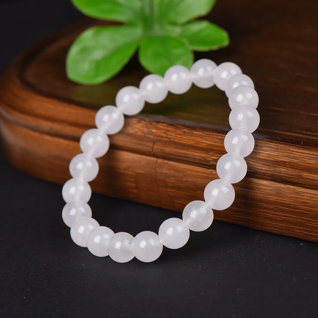 

Натуральный синьцзянский браслет из золотого шелкового нефрита, белый, простой, универсальный, модный браслет для мужчин и женщин.