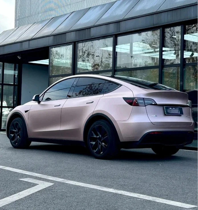 Wholesale High Quality Full Body Colored PPF Self Healing TPU Satin Rose Gold Change Film Wrap Vinyl Roll for Car