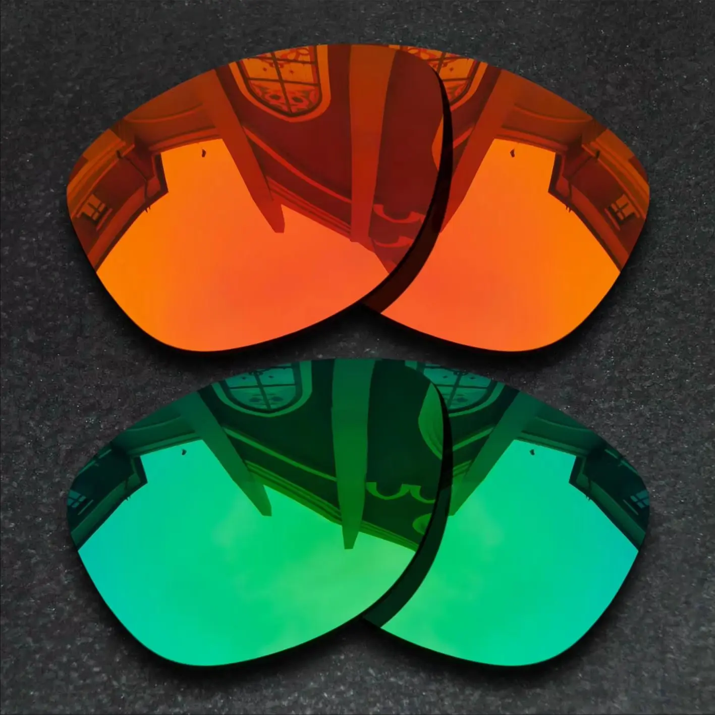 

Красные, оранжевые и нефритово-зеленые солнцезащитные очки, поляризационные сменные линзы для Oakley Frogskins