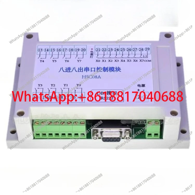 

8-входный и 8-выходной последовательный порт компьютера, реле ПК, модуль расширения управления вводом-выводом, нормально открытый выход, сигнал переключения количества NPN