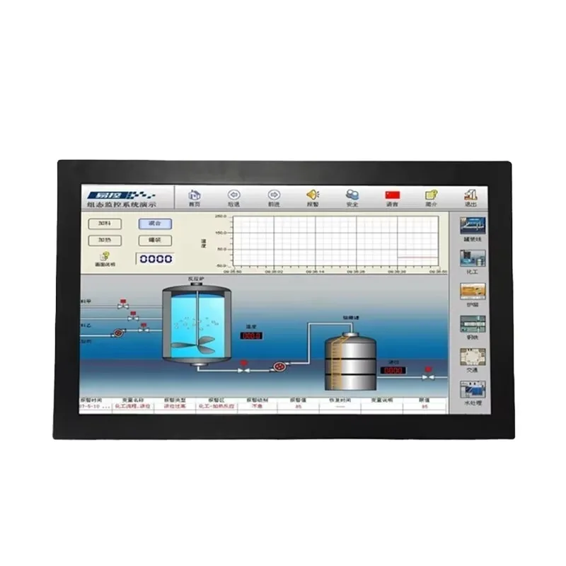 Industrial LCD Display Embedded Non-Touch for  15/17/19/21.5 Inch with Accessories Available Machining Centers Various Sizes