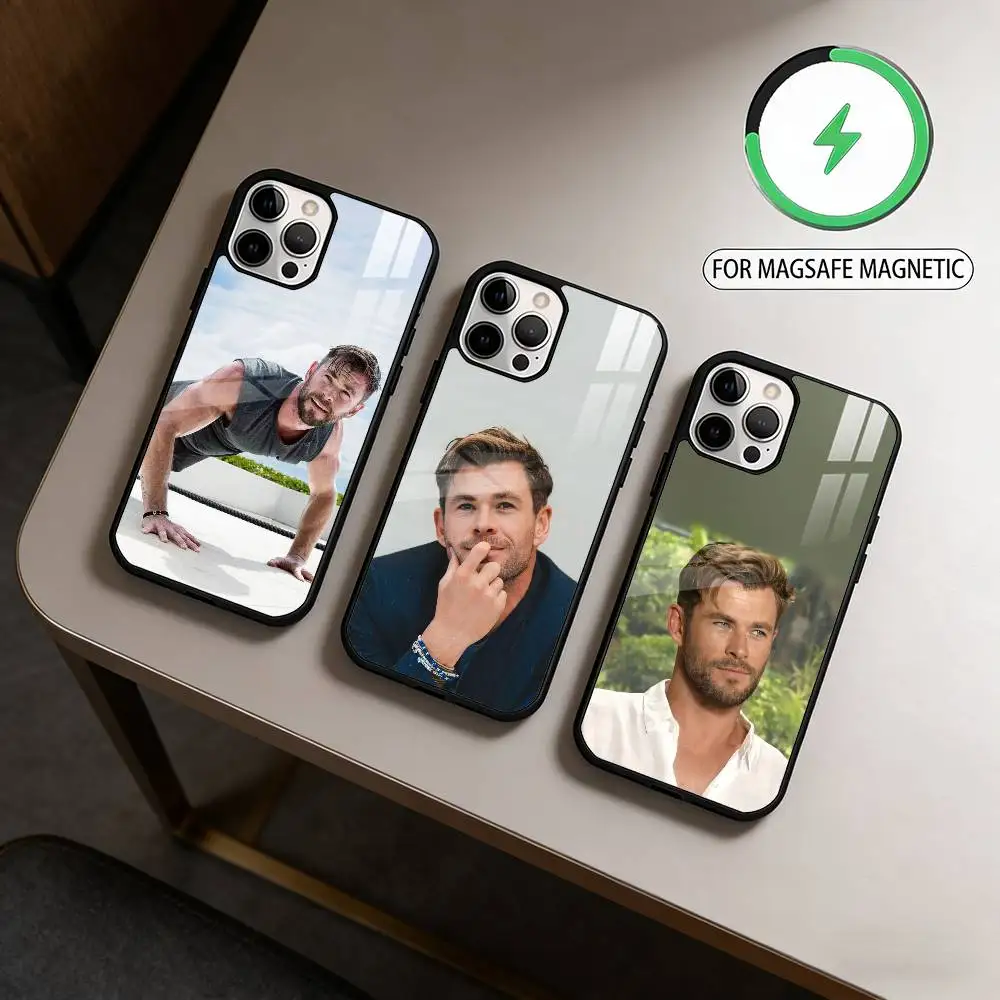 

L-Liam Hemsworth Phone Case For iPhone17,16,15,14,13,12,11 Plus,Pro Max Magnetic For Magsafe Wireless Charging