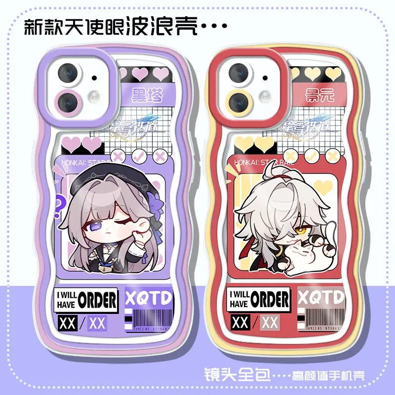 Honkai: Star Rail Phone Case Anime for IPhone 11 12 13 14 Pro Max X XS Max XR Protection Cover Silicone Phone Casees March 7th