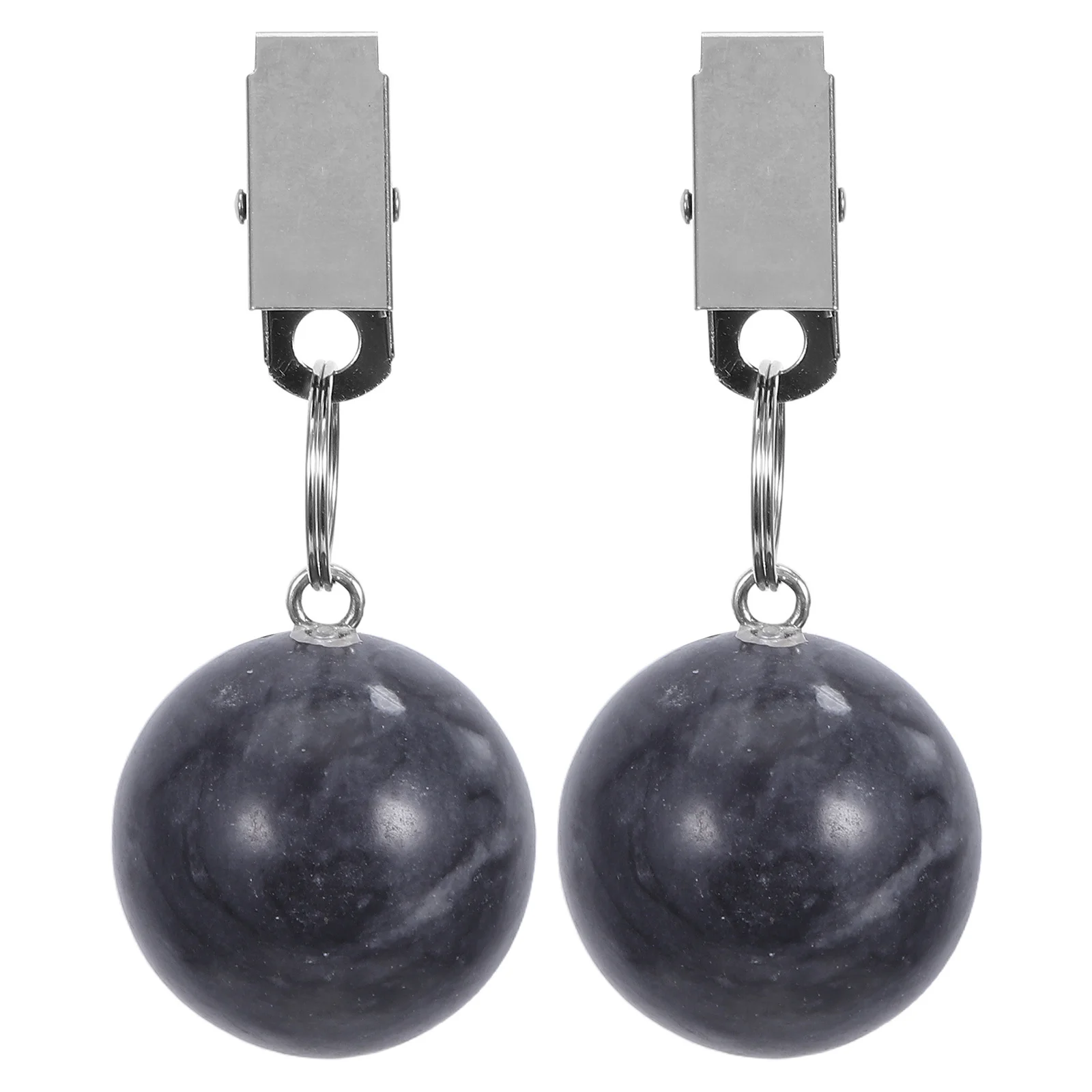 

2pcs Marble Tablecloth Clips Heavy Duty Windproof Holders For Outdoor Tables Beach Picnics Home Decor Kitchen Bar Accessories