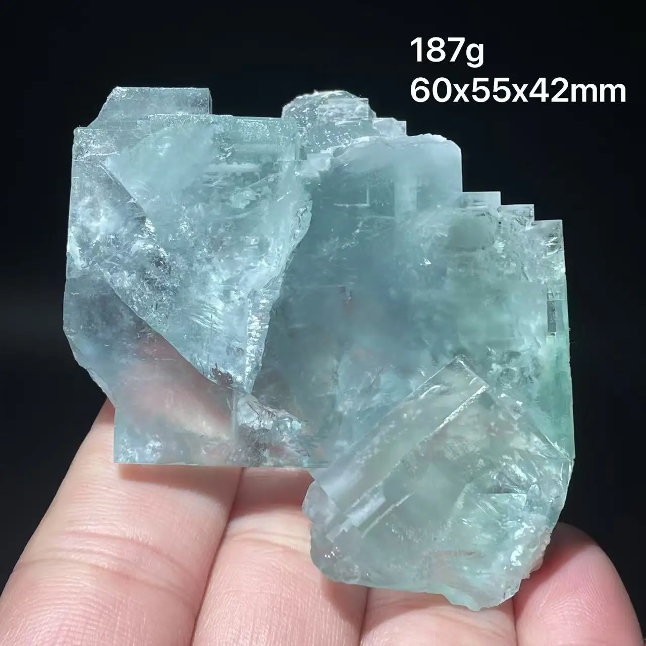 New 100% Natural Fragrant Flower Ridge Fluorite Smoke Crystal Clean Fluorite UV Blue Mineral Specimen Home Decoration