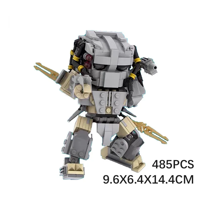 Predators Mecha MOC SD Robot Building Blocks Educational Toys Sets DIy Assembled Model for Kids Adults Birthday Gifts Ornaments