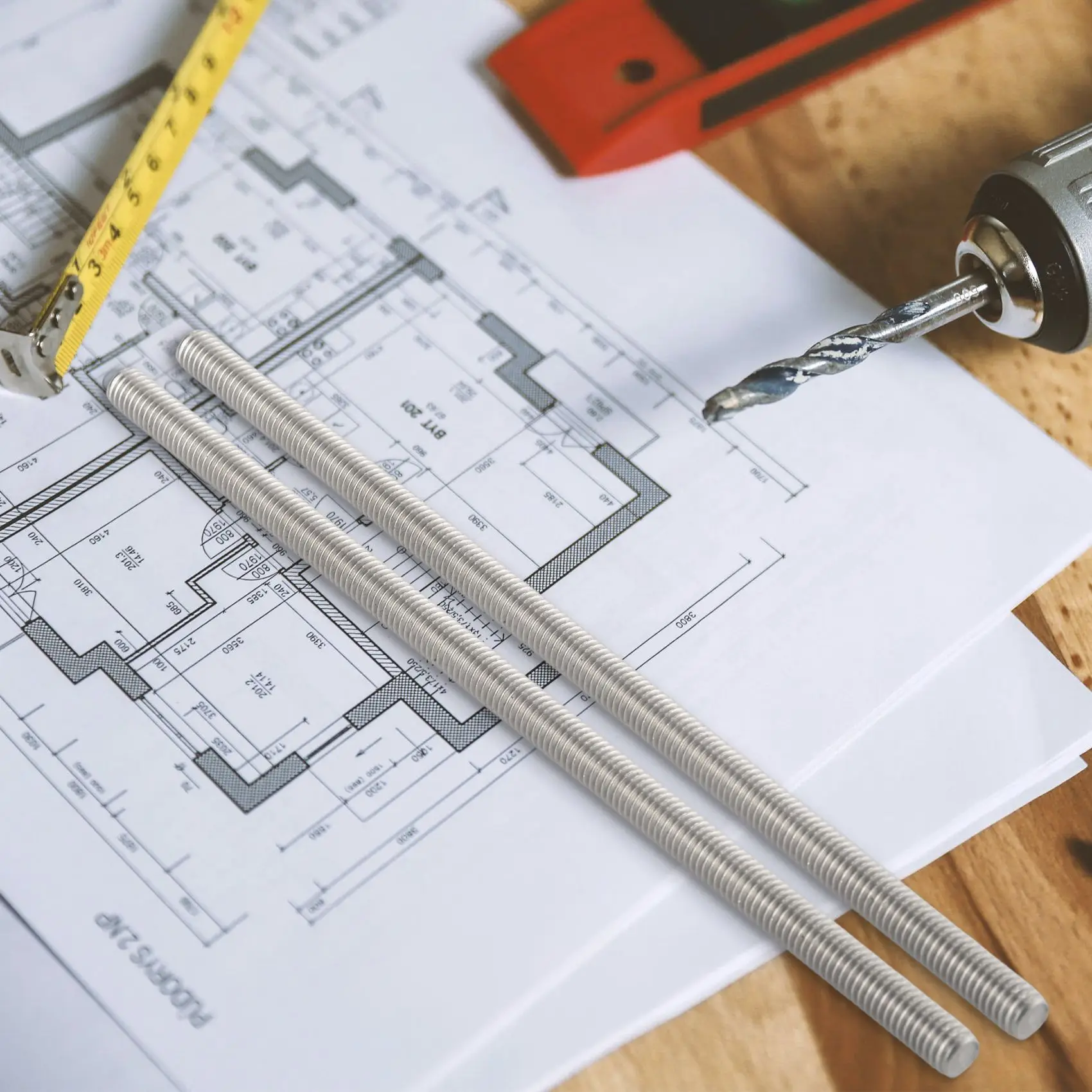 A64Z M6 X 150 مللي متر 304 الفولاذ المقاوم للصدأ الخيوط بالكامل قضيب بار ترصيع الأجهزة 5 قطعة