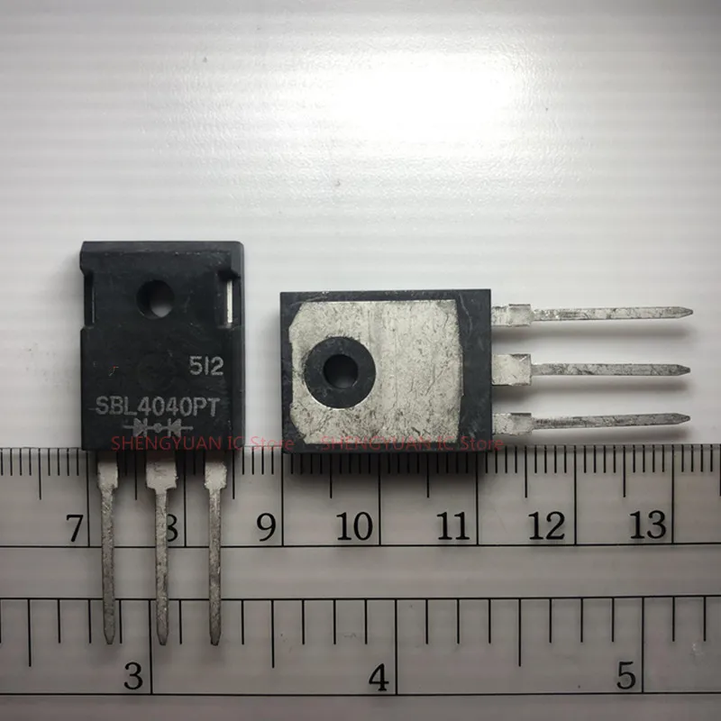 5Pcs SBL4040PT SBL4040PT-E3/45 TO-247 SBL4040 Dual Common-Cathode Schottky Rectifier 100% new imported original 100% quality