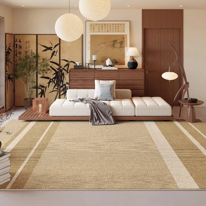 

Carpet for Living Room Japanese Style Wabi-sabi Style Large Area Bedroom Rugs Creative Light Luxury Home Decoration Sofa Mats 러그